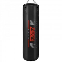 Мішок боксерський циліндр Zhegtu з кільцем і ланцюгом 1200х290 мм, чорний, код: BO-2336-120_BK-S52