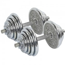 Гантелі розбірні хромовані BioGym Highq Sport 2х13, 5кг, код: TA-0013-27CH-S52 Гантелі розбірні хромовані BioGym Highq Sport 2х13, 5кг, код: TA-0013-27CH-S52