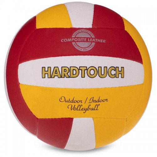 М"яч волейбольний PlayGame Hard Touch №5 PU жовтий-червоний, код: VB-3133_R-S52