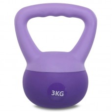 Гиря м"яка FitGo 3кг, фіолетовий, код: FI-0122-3_V