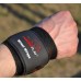 Кистьові бинти PowerPlay Gym WristT Wraps 450 мм, чорний-червоний, код: PP_3081_Red