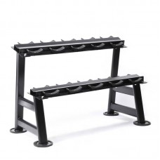 Стійка гантельна 2-х ярусна Fitnessport на 5 пар, код: 10265-AX Стійка гантельна 2-х ярусна Fitnessport на 5 пар, код: 10265-AX