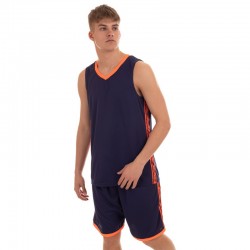 Форма баскетбольна чоловіча PlayGame Lingo 2XL (рост 170-175) темно-синій, код: LD-8023_2XLDBL-S52