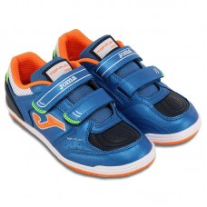 Футзалки взуття для міні-футболу дитяче на липучці Joma Top Flex, розмір 34-EUR/33-UKR, синій, код: TPJW2504INV_33 Футзалки взуття для міні-футболу дитяче на липучці Joma Top Flex, розмір 34-EUR/33-UKR, синій, код: TPJW2504INV_33