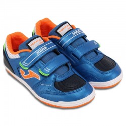 Футзалки взуття для міні-футболу дитяче на липучці Joma Top Flex, розмір 34-EUR/33-UKR, синій, код: TPJW2504INV_33