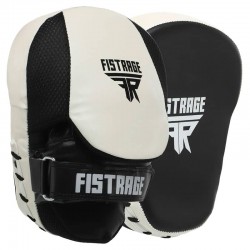 Лапа вигнута для боксу та єдиноборств Fistrage Flex 25x20x10см, 2шт, чорний-білий, код: VL-8284_BKW