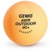 М'ячі для настільного тенісу Gewo AWR Outdoor 40+ orange 6шт, код: 931308-SVA