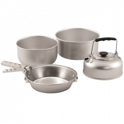 Набір посуду Easy Camp Adventure Cook Set L Silver, код: 929030-SVA