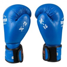 Боксерські рукавички TopTen X-2 шкіра синій 12oz, код: TT-X212B