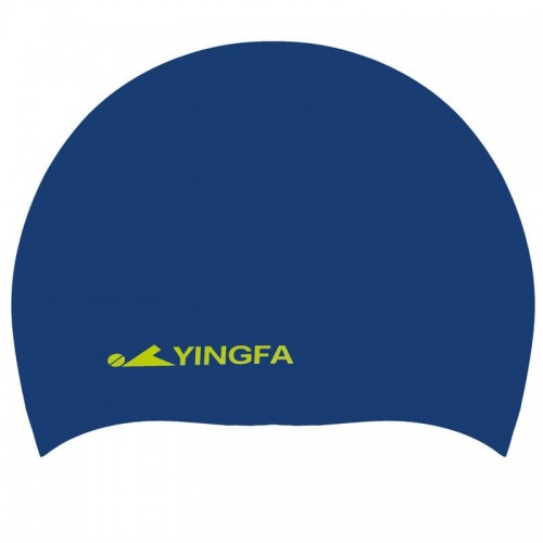 Шапочка для плавання силіконова для дорослих Yingfa L, темно-синій, код: C0081_LDBL