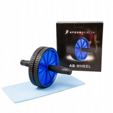 Колесо для пресу подвійне 4yourhealth 0163 Ab Wheel Blue, код: 4YH_0163_Blue