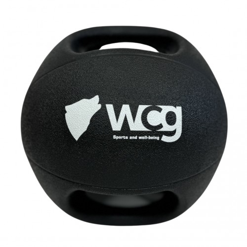 Медбол (медичний м"яч) WCG 4 кг (23 см), чорний, код: W-4001-4kg-IF