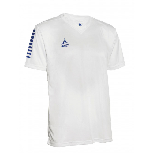 Футболка для матчів дитяча Select Pisa Player Shirt s/s 8 років, біло-синій, код: 5703543227563