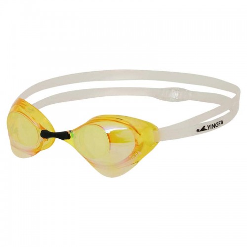 Окуляри для плавання дорослі райдужні лінзи Yingfa жовтий, код: Y-N1AF-V_Y