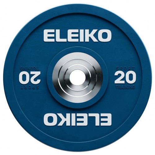 Диск тренувальний Eleiko Sport Training 20 кг, темно-синій, код: 3062910-20-IA