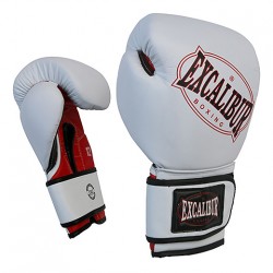 Боксерські рукавиці Excalibur Ring Star 8oz білий/червоний/чорний, код: 536-01/08