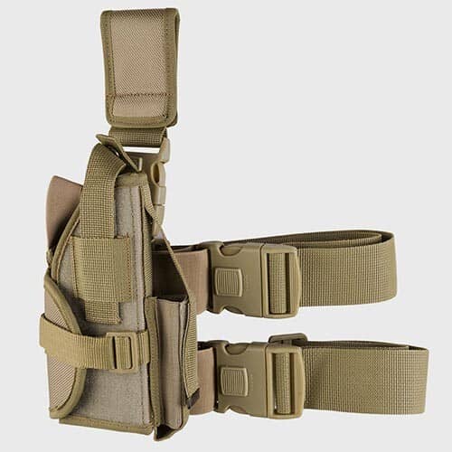 Кобура Tactical олива, 2 кріплення, код: 551914-2-WS