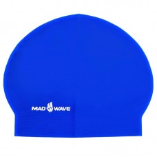 Шапочка для плавання MadWave Solid Soft, синій, код: M056502_BL