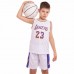 Форма баскетбольна підліткова PlayGame NB-Sport NBA Lakers L (10-13 років), ріст 140-150см, білий-фіолетовий, код: BA-0563_LWV