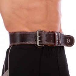 Пояс атлетичний шкіряний Velo XL, довжина 120 см, чорний-коричневий, код: VL-6627_XL Пояс атлетичний шкіряний Velo XL, довжина 120 см, чорний-коричневий, код: VL-6627_XL