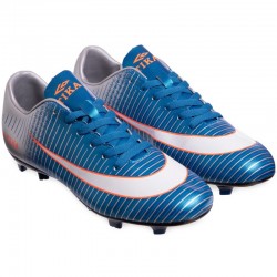 Бутси футбольні Tika розмір 39 (26см), синій-срібний код: GF-001-1-B_39