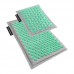 Килимок акупунктурний з подушкою 4Fizjo Eco Mat 680x420 мм, Grey/Mint, код: P-5907739312181