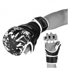 Рукавиці для карате PowerPlay XL, чорні-білі, код: PP_3092krt_XL_bl/white Рукавиці для карате PowerPlay XL, чорні-білі, код: PP_3092krt_XL_bl/white