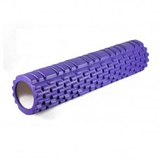 Масажний ролер EasyFit Grid Roller 60 см v.3.1 фіолетовий, код: EF-2037-V