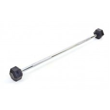 Штанга фіксована BioGym Rubber Hexagon Barbell 25 кг, код: TA-6230-25