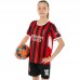 Форма футбольна дитяча PlayGame із символікою AC MILAN домашня, розмір 20, зріст 115-125, червоний-чорний, код: CO-4651_20