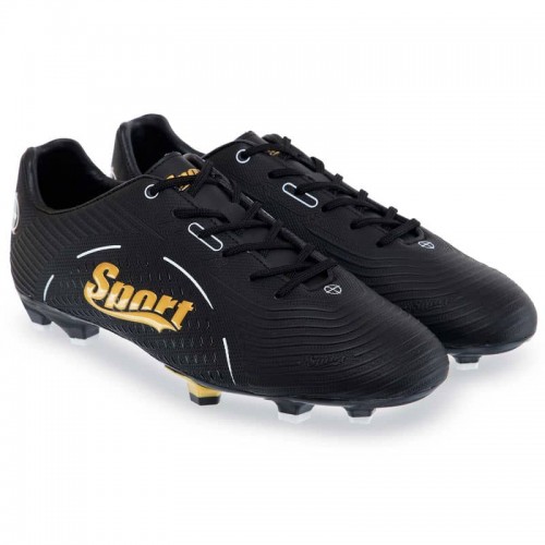 Бутси футбольні Different розмір 42 (27,5см), чорний-золотий, код: SG-301041-2_42BK Бутси футбольні Different розмір 42 (27,5см), чорний-золотий, код: SG-301041-2_42BK