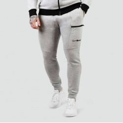 Спортивні штани класичні чоловічі GymBeam Grey S, сірий, код: 120922-GB