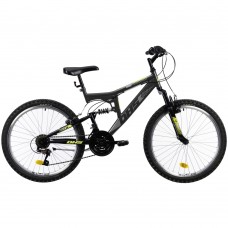 Дитячий велосипед з повною підвіскою DHS 24", чорний, код: 22224414270-IN