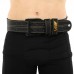 Пояс атлетичний шкіряний Velo M ширина-15см, чорний-золотий, код: VL-9738_M