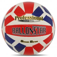 М"яч волейбольний Ballonstar №5, червоно-синій-білий, код: VB-5063-S52