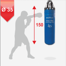 Мішок боксерський водяній на 6 ременях Boyko-Sport ПВХ 1500х400 мм, код: bs0442403002-BK