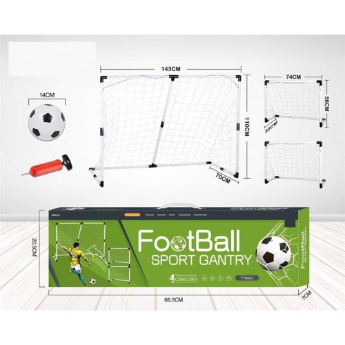 Ворота для футболу Ramiz 2в1, код: ZOG.TY6603-IN