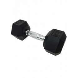 Гантель шестигранний гумовий HouseFit DD 6442-8, 1х8 кг, код: К00012797