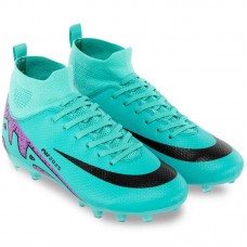 Бутси футбольні дитячі з носком PlayGame розмір 36, бірюзовий, код: 2309B-2_36