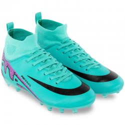 Бутси футбольні дитячі з носком PlayGame розмір 36, бірюзовий, код: 2309B-2_36 Бутси футбольні дитячі з носком PlayGame розмір 36, бірюзовий, код: 2309B-2_36