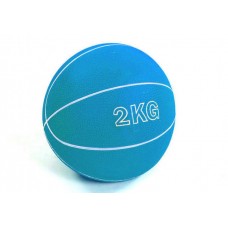 Медбол EasyFit RB 2 кг, блакитний, код: EF-8407-2-EF