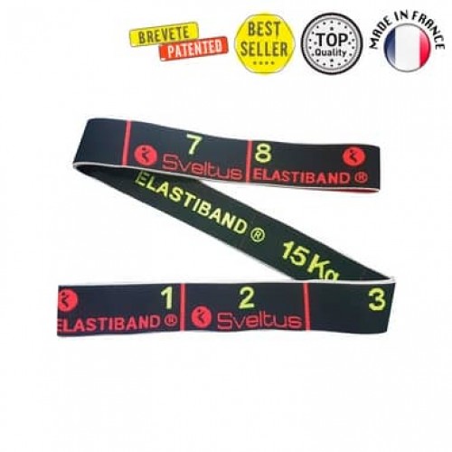 Еспандер для фітнесу Sveltus Elastiband 15 кг, чорний, код: SLTS-0143 Еспандер для фітнесу Sveltus Elastiband 15 кг, чорний, код: SLTS-0143