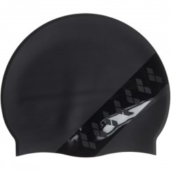 Шапка для плавання Arena Icons Team Stripe Cap чорний, код: 3468337429883