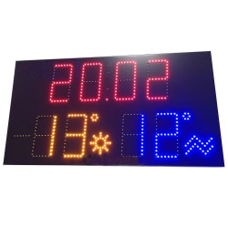 Годинник для басейна плюс два термометра LedPlay 750х400х50 мм, код: 07727-ST