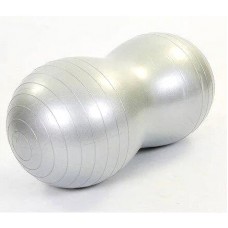 М"яч для фітнесу Фітбол Арахіс EasyFit Peanut 45х90 см, сірий, код: EF-3022-GR-EF