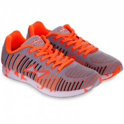 Кросівки для спортзалу Health Aims, розмір 41 (25,5см), сірий-помаранчевий, код: 799-1_41GROR