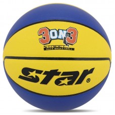 М"яч баскетбольний Star 3ON3 №6, жовтий-синій, код: BB4136C-S52 М"яч баскетбольний Star 3ON3 №6, жовтий-синій, код: BB4136C-S52