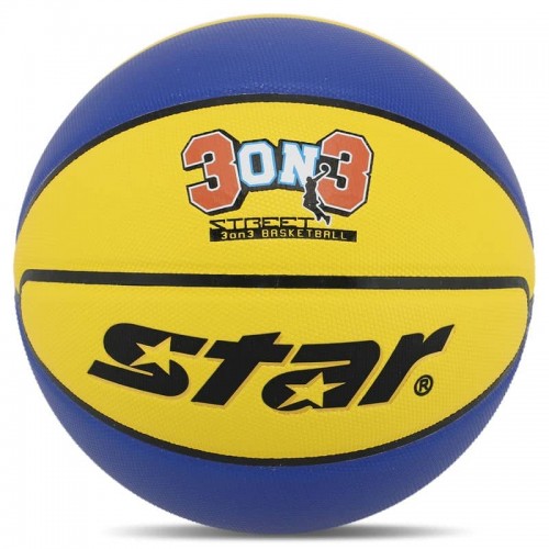 М"яч баскетбольний Star 3ON3 №6, жовтий-синій, код: BB4136C-S52 М"яч баскетбольний Star 3ON3 №6, жовтий-синій, код: BB4136C-S52