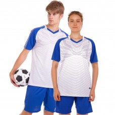 Футбольна форма PlayGame Lingo XL (48-50), ріст 175-180, білий-синій, код: LD-M8601_XLWBL