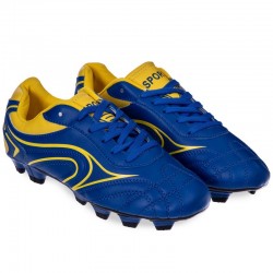 Бутси футбольні Yuke розмір 45 (30,5см), синій-жовтий, код: OB-799_45BLY